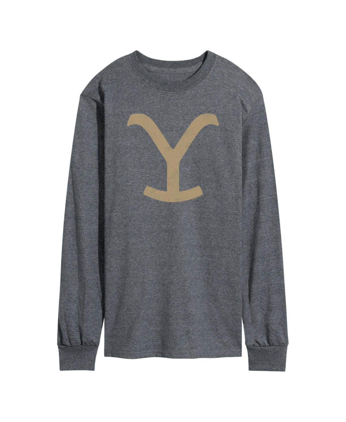 Mens Yellowstone Y Logo Long Sleeve T-shirt Product Image