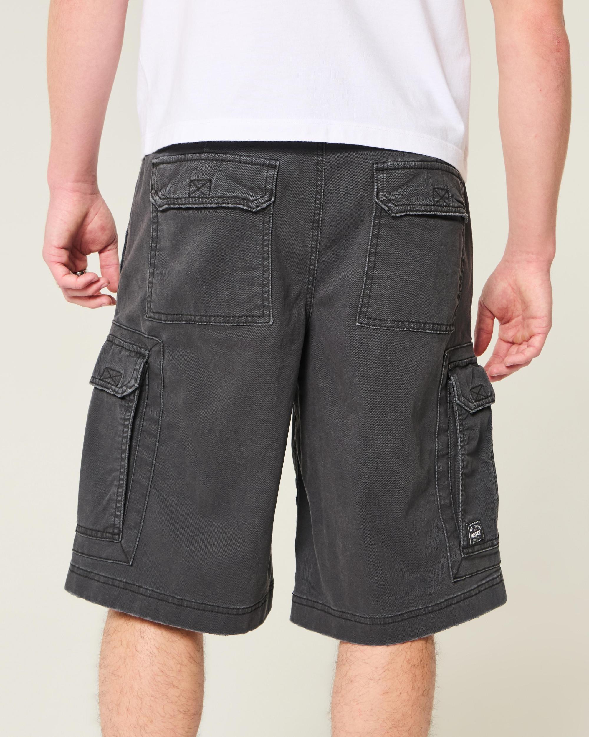 At-the-Knee Baggy Cargo Shorts Product Image