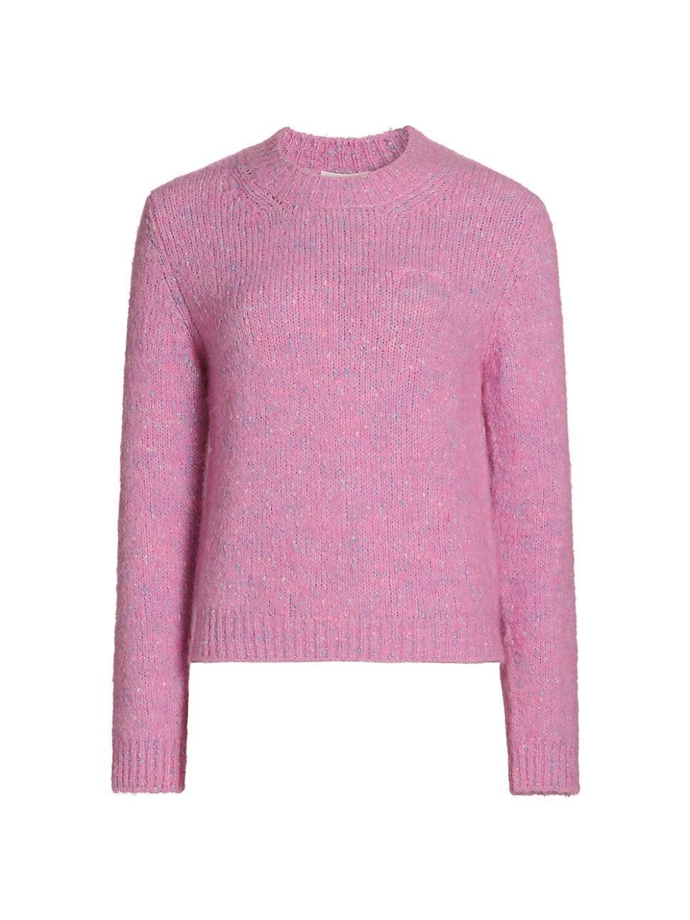 Womens Alpaca-Blend Crewneck Sweater Product Image