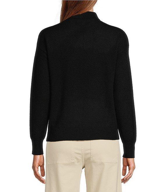 Antonio Melani Luxury Collection Maddie Cashmere Henley Long Sleeve Knit Sweater Product Image