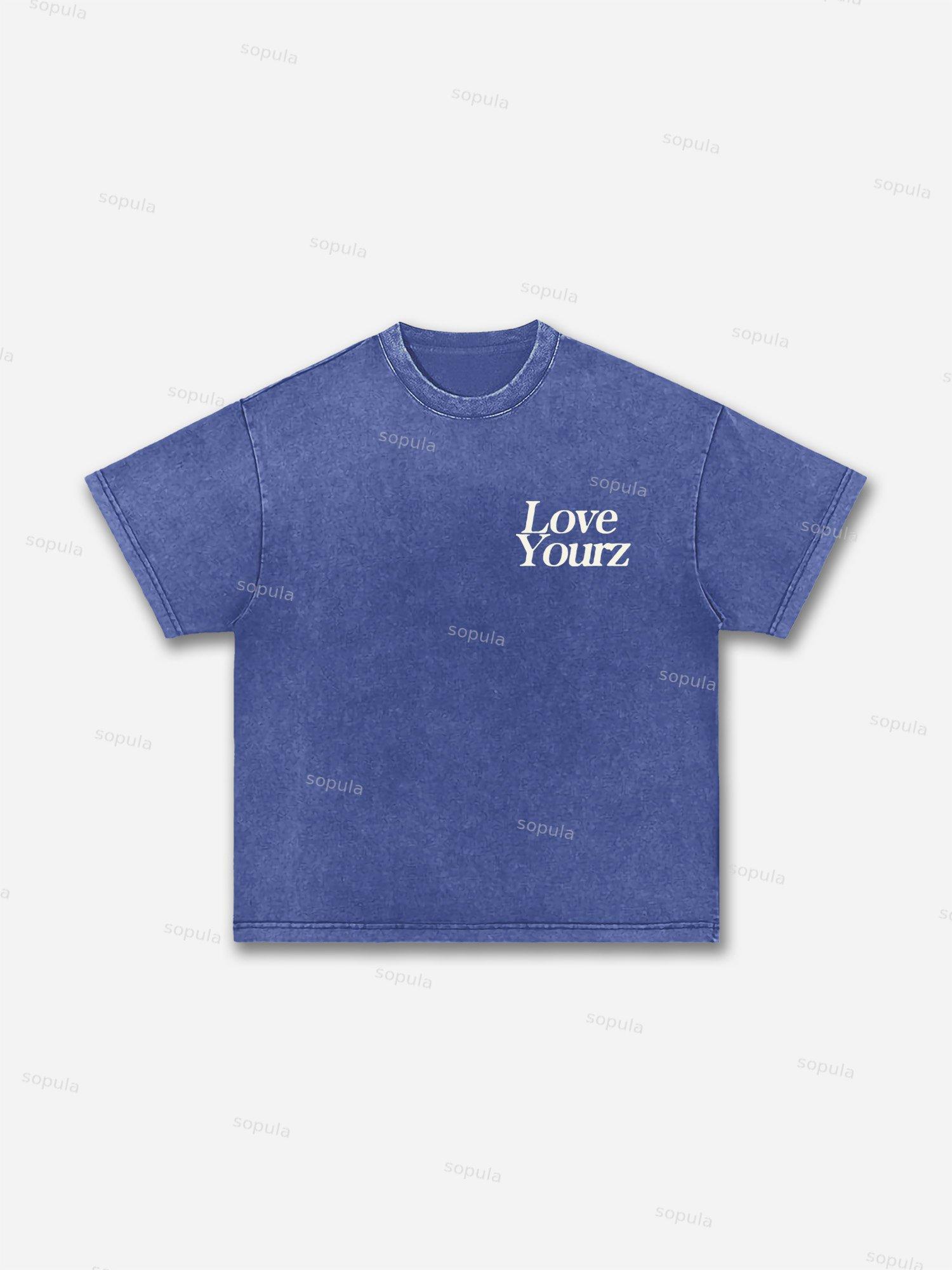 Sopula No Such Thing As, A Life That's Better Than Yourz Acid Washed T-Shirt Product Image