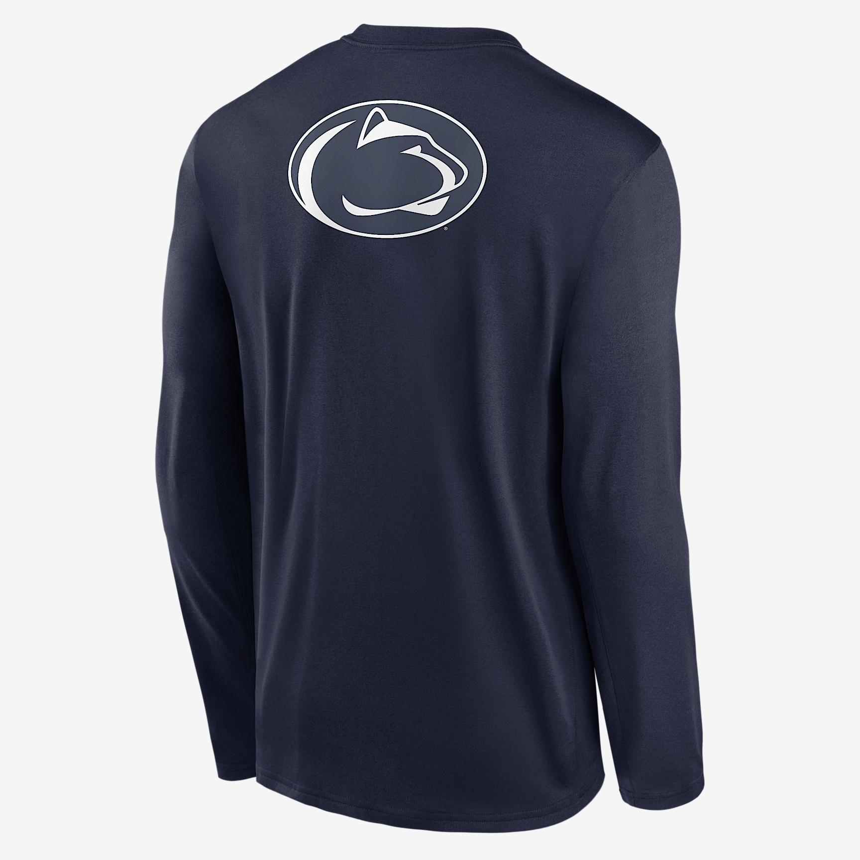 Penn State Primetime Legend 2-Hit Men's Nike Dri-FIT College Long-Sleeve T-Shirt Product Image