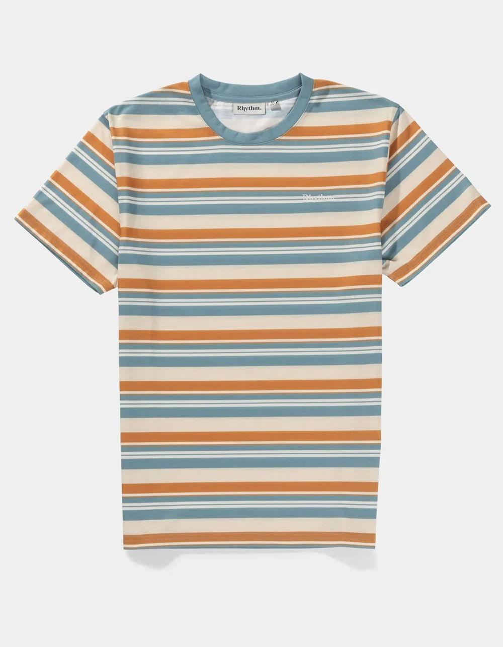 RHYTHM Everyday Mens Stripe Tee Product Image