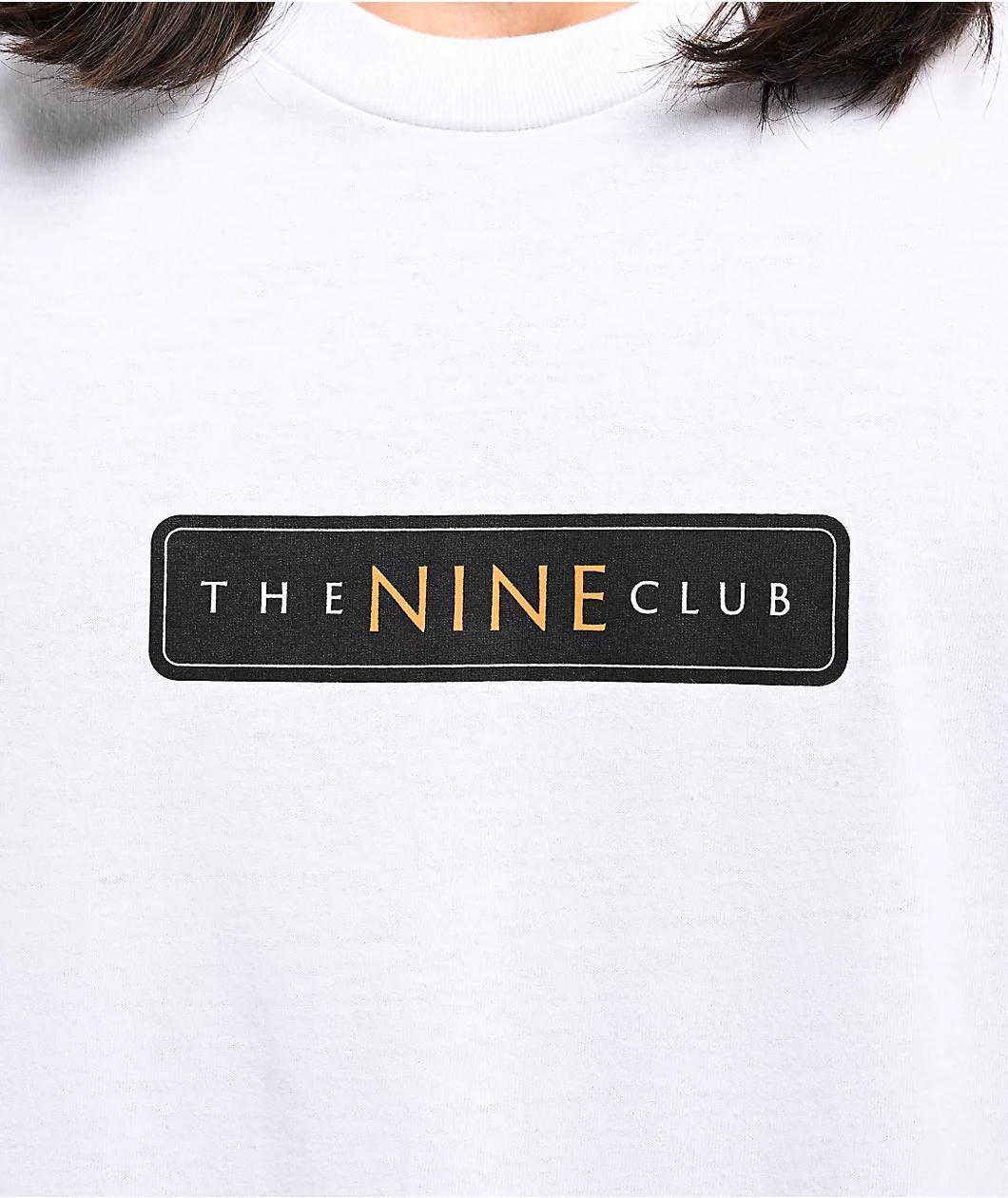 The Nine Club OG Bar Logo White T-Shirt Product Image