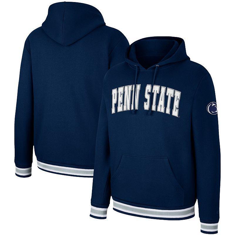 Mens Colosseum Penn State Nittany Lions Varsity Arch Pullover Hoodie Blue Product Image