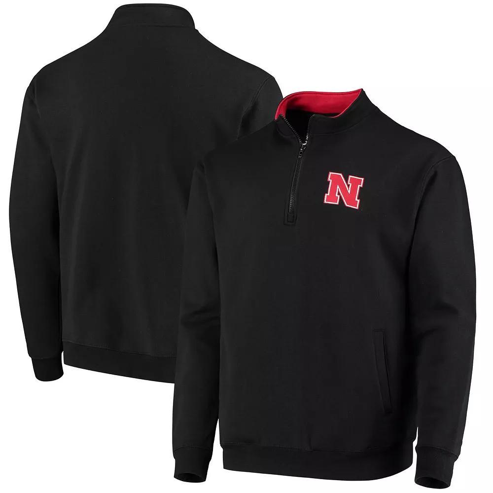Men's Colosseum Black Nebraska Huskers Tortugas Logo Quarter-Zip Jacket,  Product Image