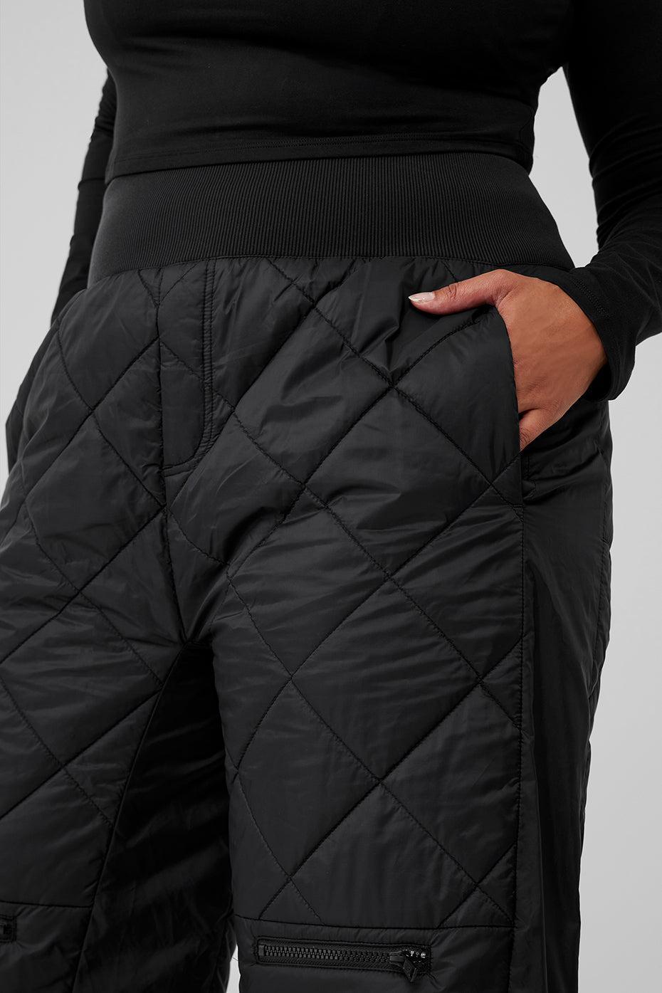 High-Waist Snowrider Puffer Pant - Black Female Product Image