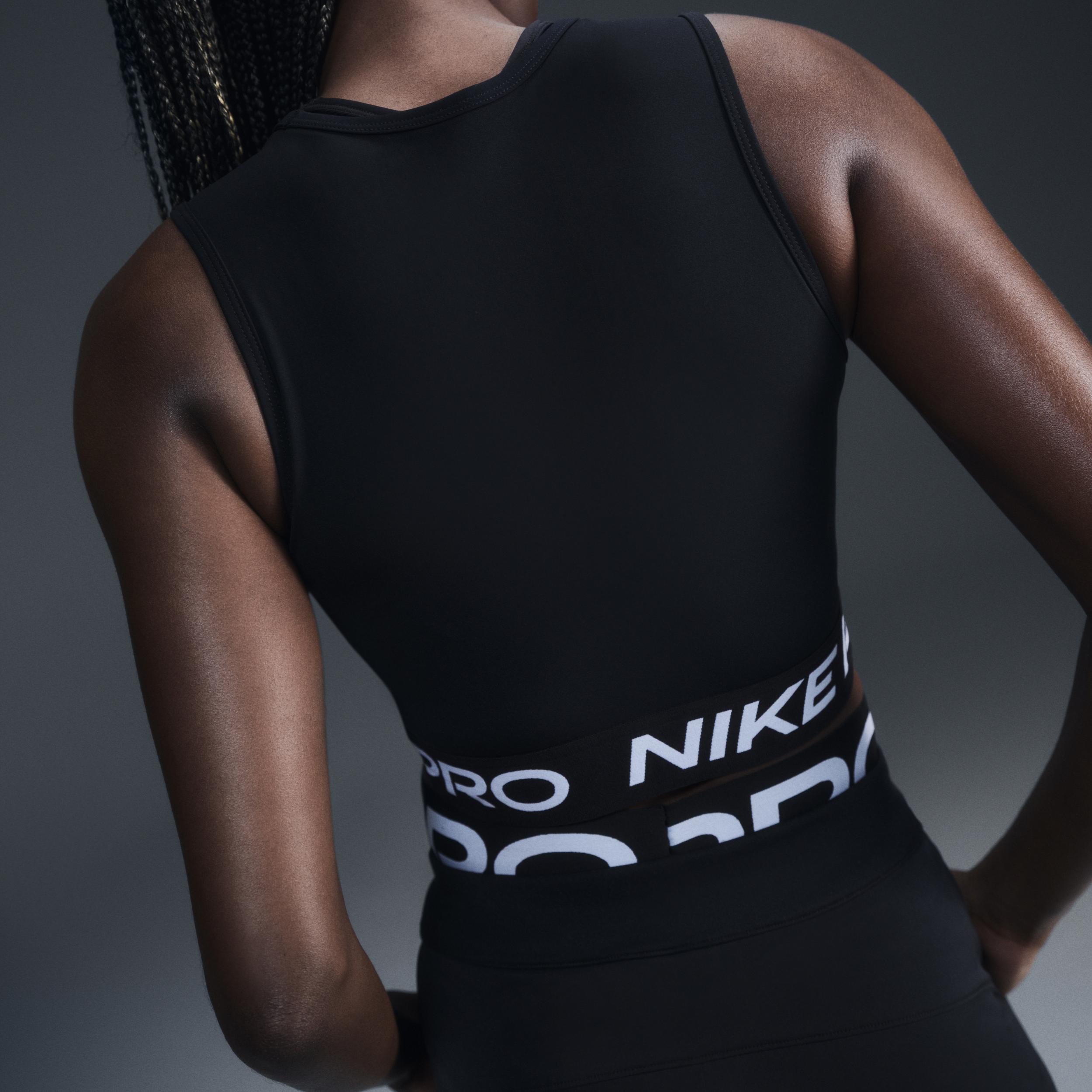 Women's Nike Pro Dri-FIT Cropped Tank Top Product Image