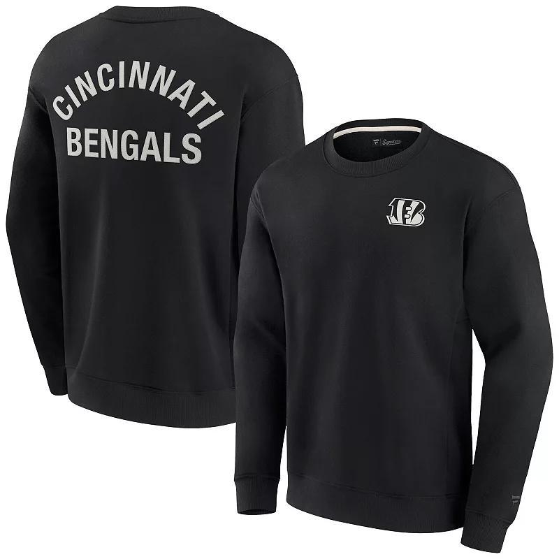 Unisex Fanatics Black Cincinnati Bengals Elements Super Soft Pullover Sweatshirt, Adult Unisex,  Product Image