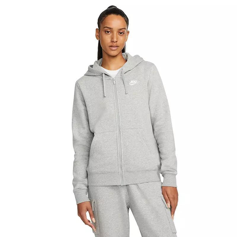 Women's Nike Sportswear Club Fleece Full-Zip Hoodie Product Image