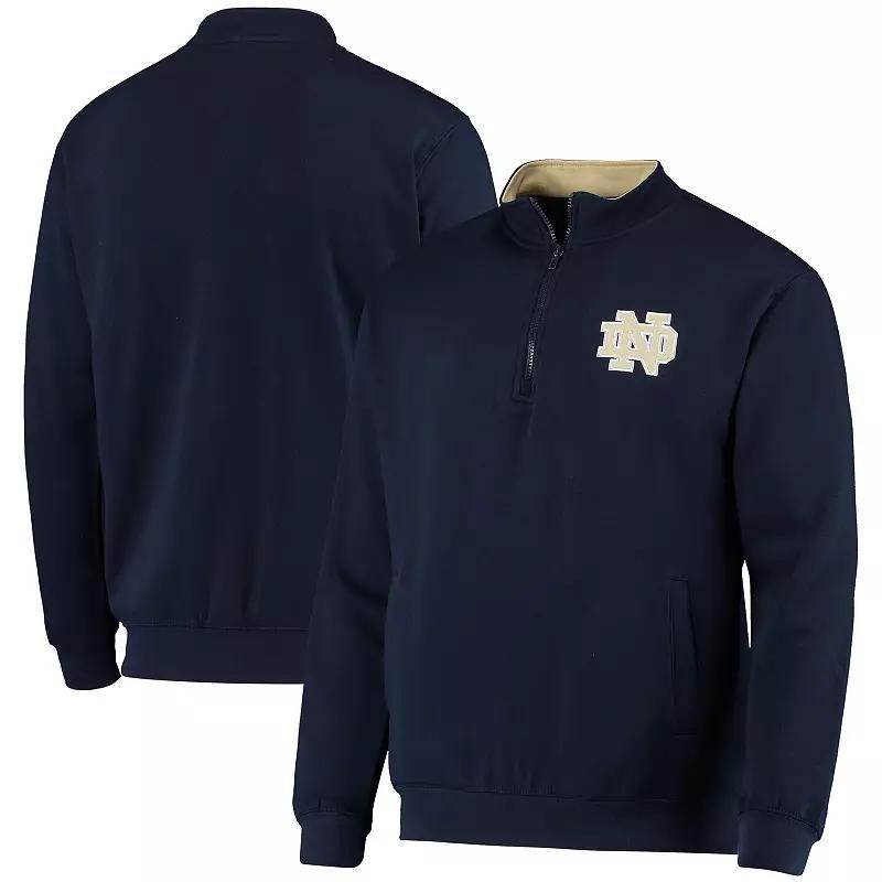 Mens Colosseum Notre Dame Fighting Irish Tortugas Logo Quarter-Zip Jacket Blue Product Image