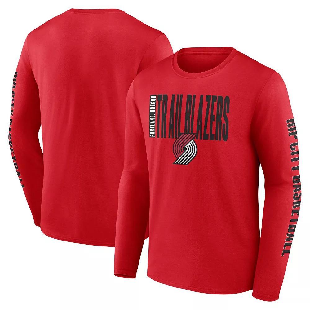 Men's Fanatics  Red Chicago Blackhawks Authentic Pro Core Primary Long Sleeve T-Shirt, Size: Medium Product Image