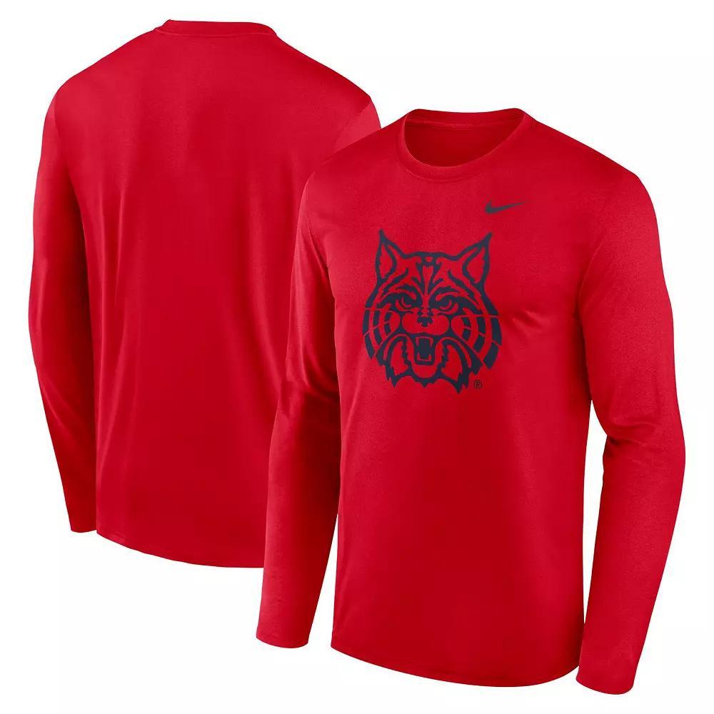 Men's Nike Red Arizona Wildcats Primetime Alternate Logo Legend Long Sleeve T-Shirt, Size: XL Product Image