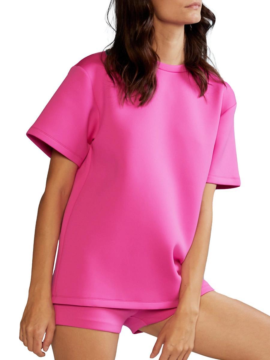 Womens Bonded Relaxed-Fit T-Shirt Product Image