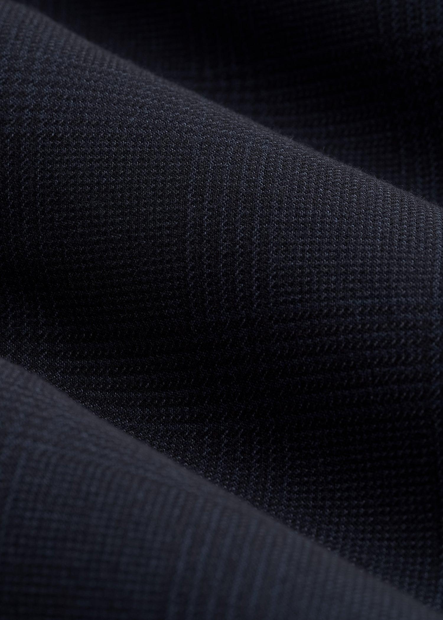 Core Blazer for Tall Men in Black and Blue Plaid Male Product Image