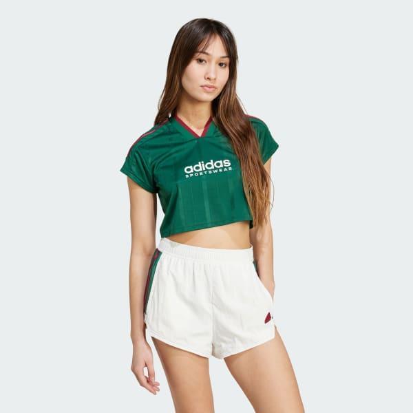 Tiro Cut 3-Stripes Crop Jersey Product Image