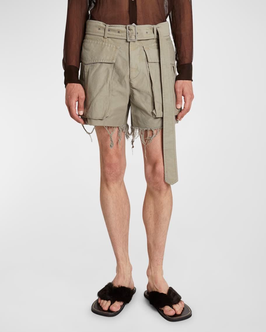 Mens Pez Belted Cargo Shorts Product Image