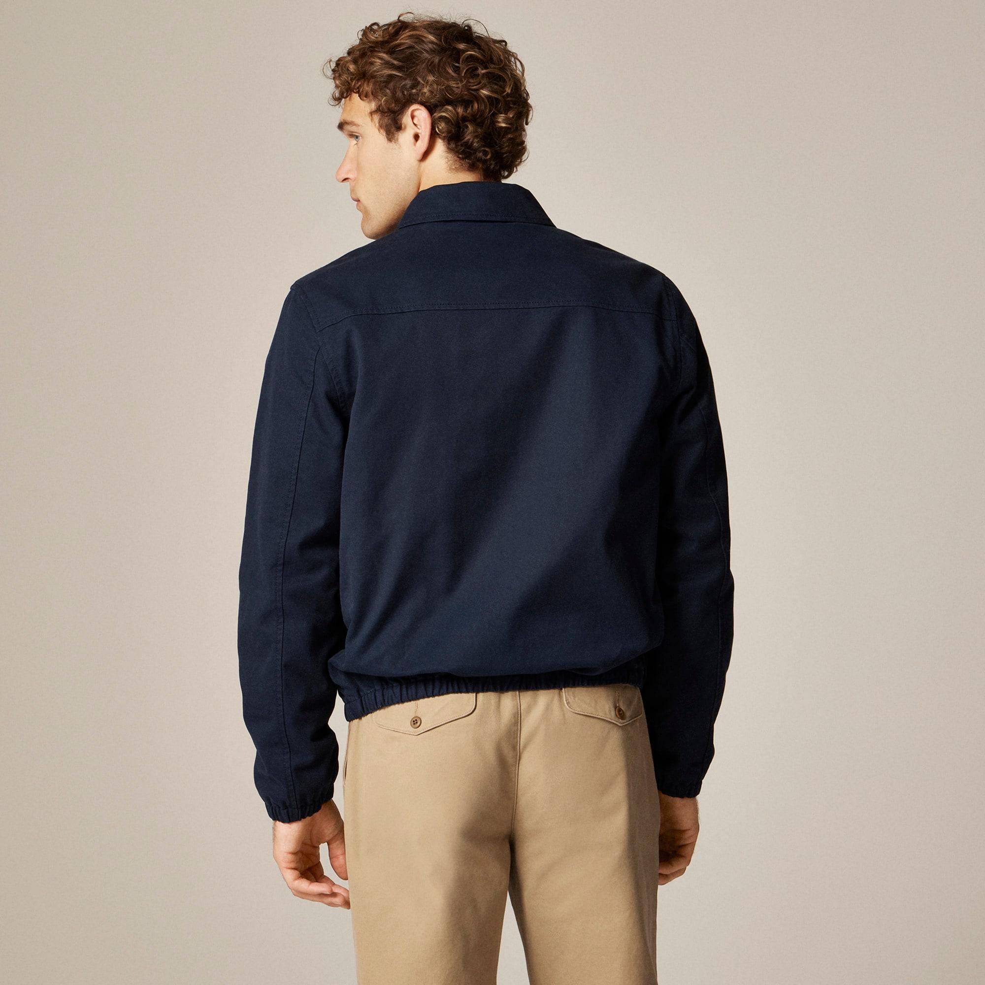 Harrington jacket in cotton twill Product Image