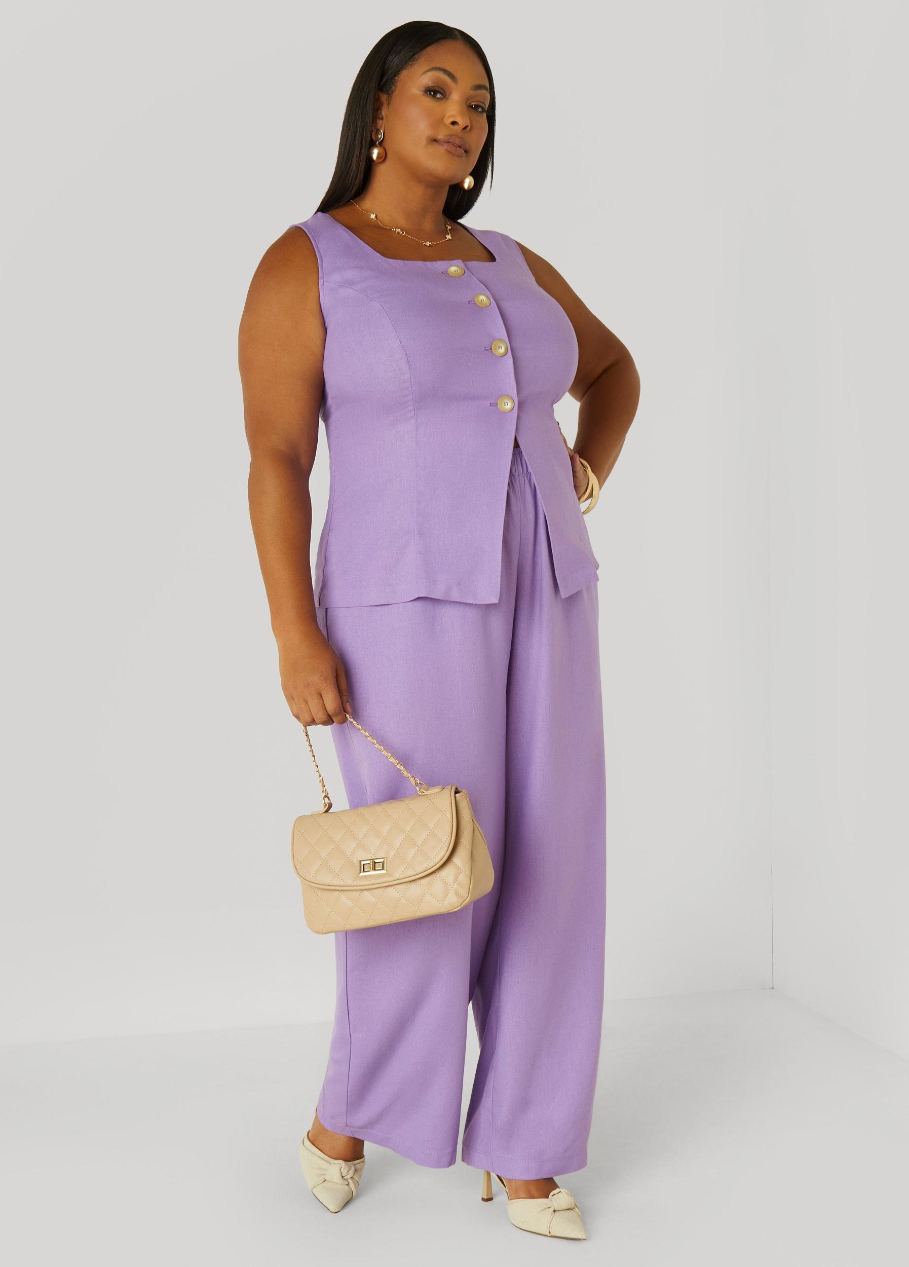 High Waist Wide Leg Pants Product Image