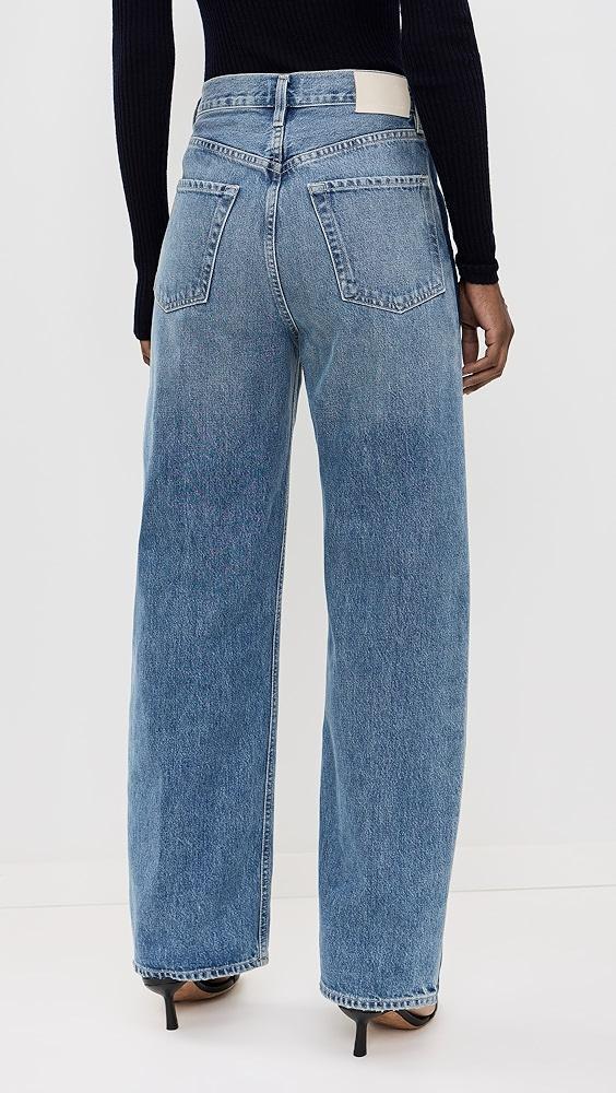 Citizens of Humanity Ayla Baggy Jeans with Tuxedo Stripe | Shopbop Product Image