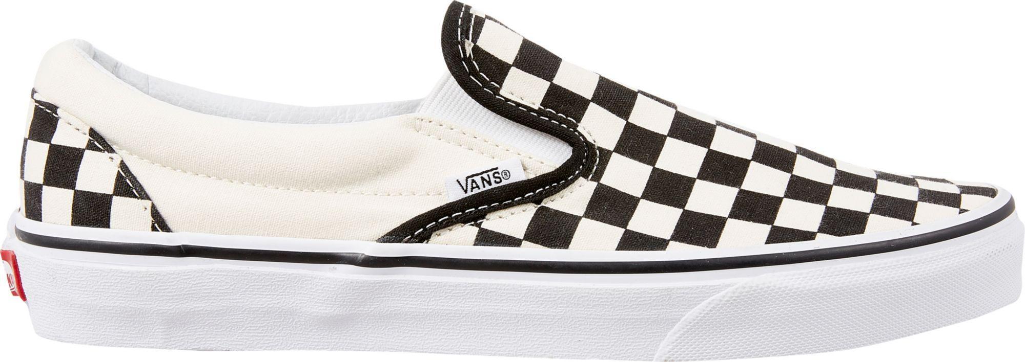 Vans Slip-On Checkerboard Skate Shoe White Product Image