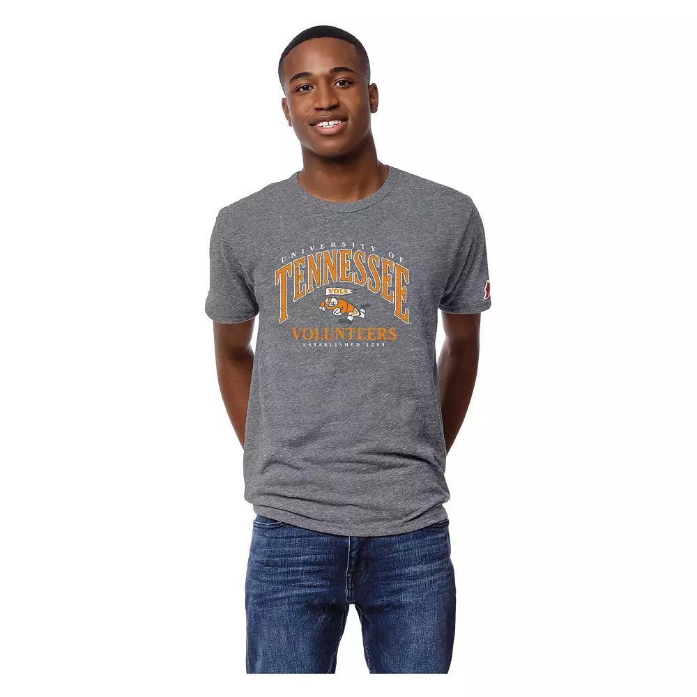 Men's League Collegiate Wear Heather Gray Tennessee Volunteers Tall Arch 2.0 Victory Falls Tri-Blend T-Shirt,  Product Image