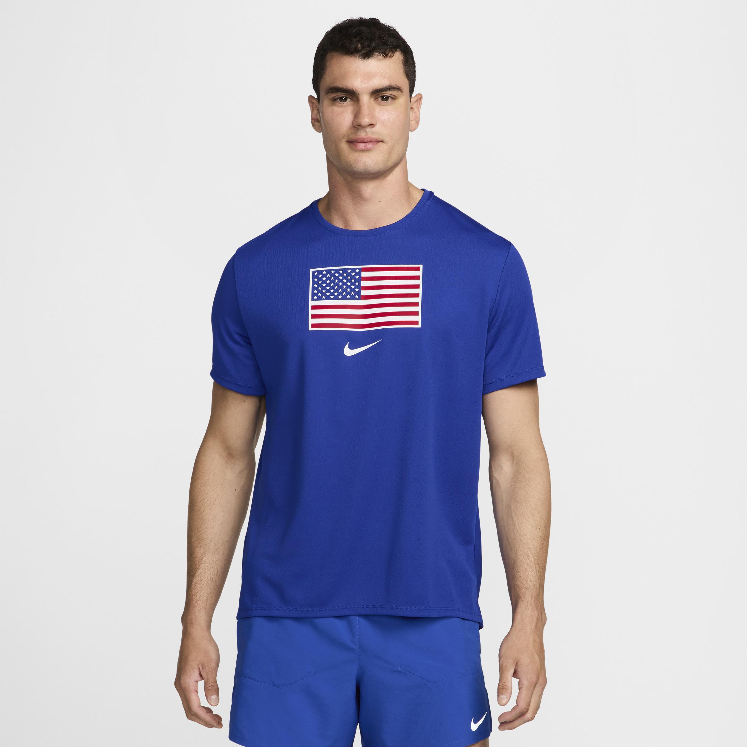 USA Miler Nike Men's Dri-FIT Short-Sleeve Running Top Product Image