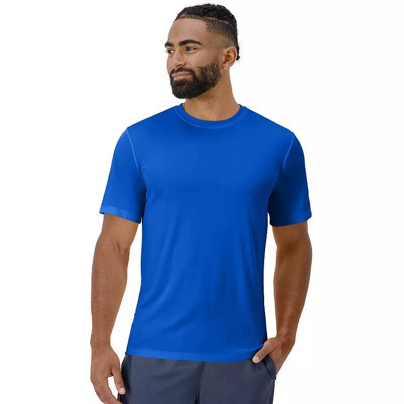 Men's Hanes® Sport Cool DRI 2-Pack Performance T-Shirt, Size: Small, Blue Product Image