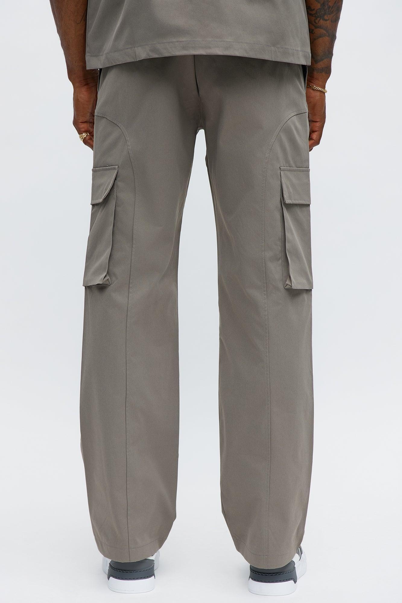 Bam Straight Pants - Grey Male Product Image