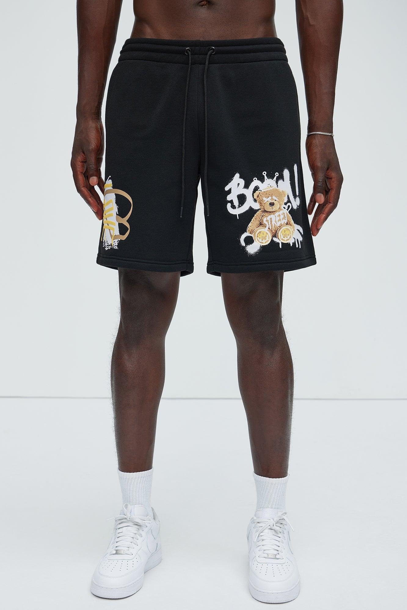 Teddy Boom Sweatshorts - Black Product Image