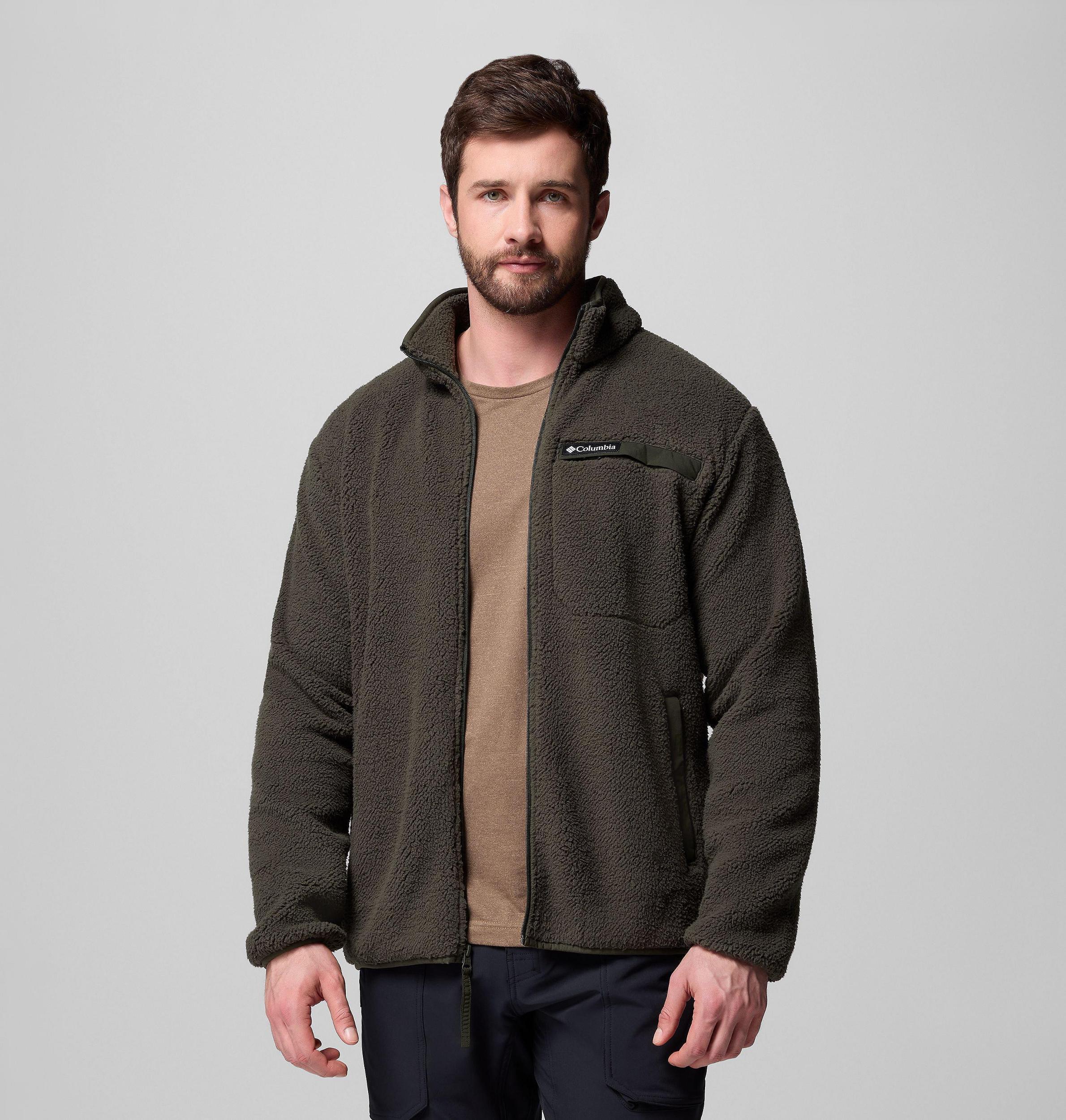 Columbia Mens Rugged Ridge High Pile Full Zip Fleece Jacket- Product Image