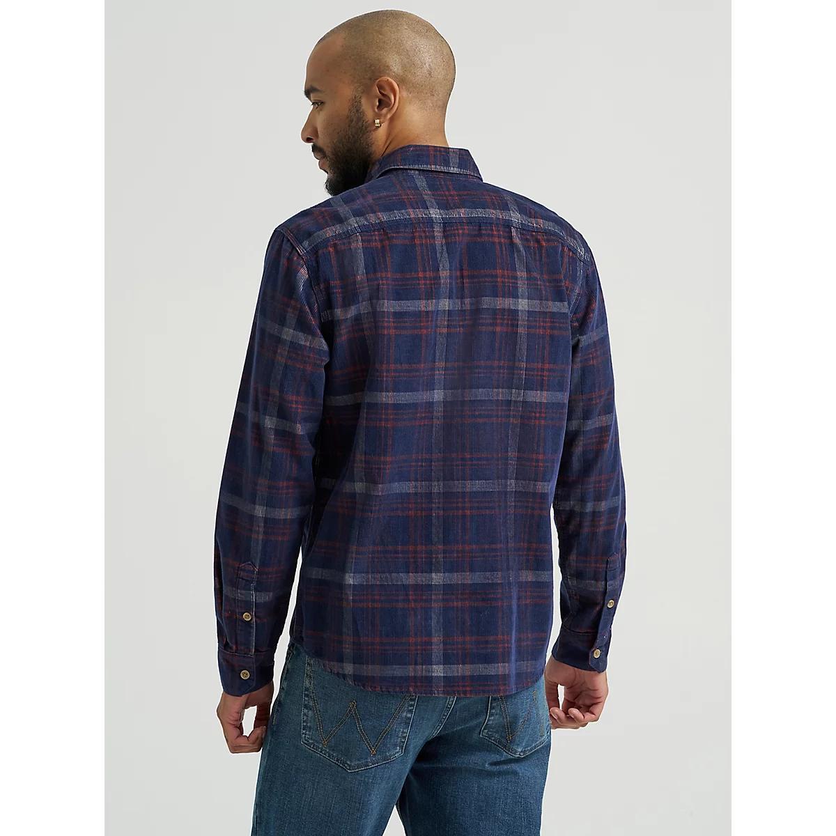 Men's Corduroy Shirt in Dark Sapphire Product Image