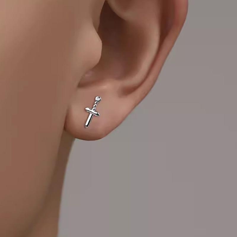 Cross Alloy Stud Earring Product Image