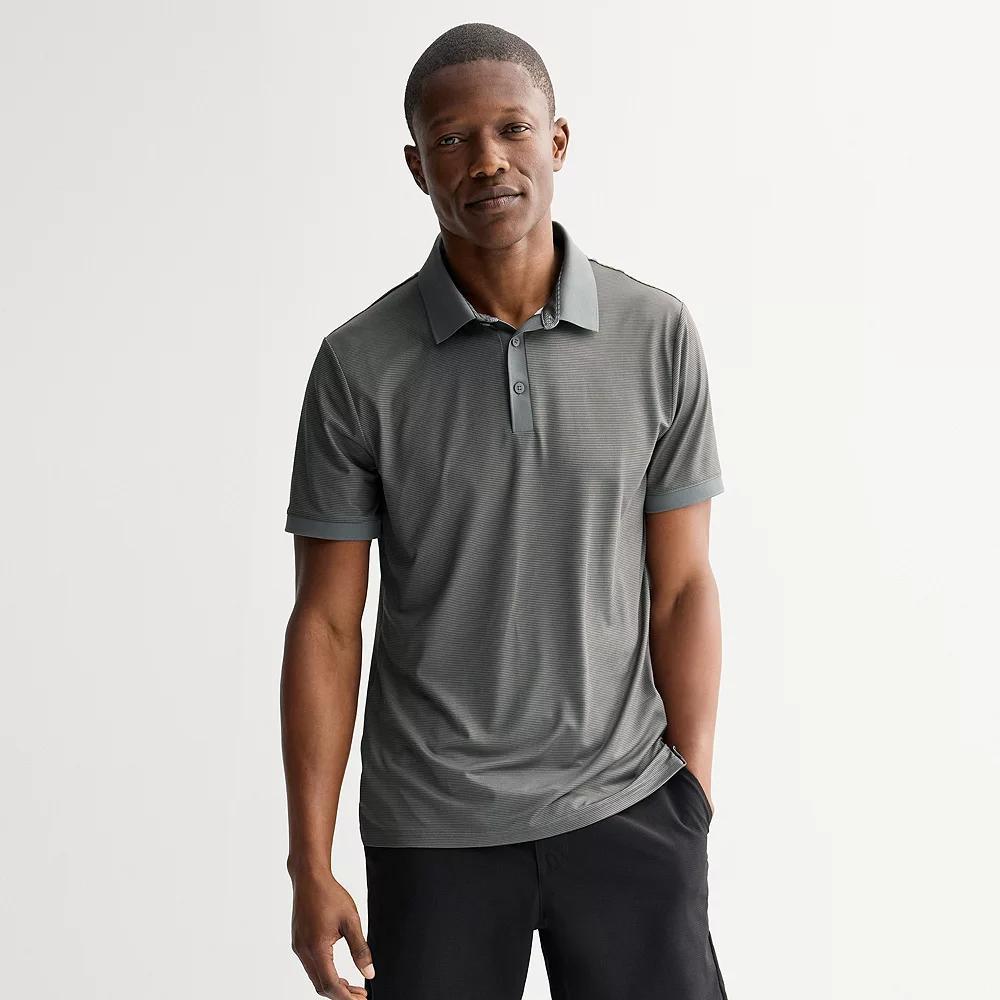 Men's FLX Micro Stripe Performance Polo,  Product Image