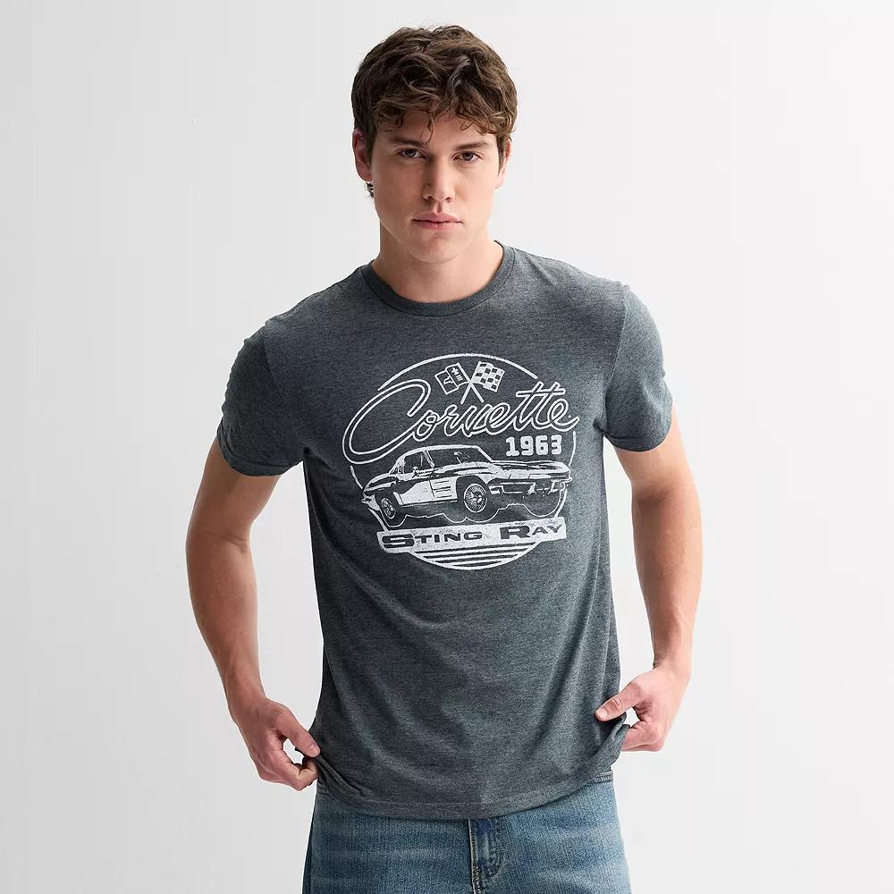 Mens Corvette 1963 Sting Ray Tee Grey Heather Product Image