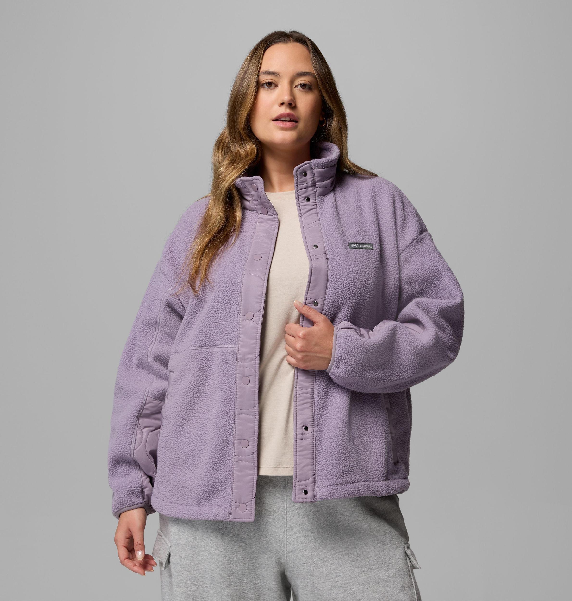 Columbia Womens Cloud Point Snap Fleece Jacket - Plus Size- Product Image