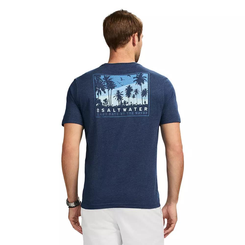 Men's IZOD Saltwater Soft Wash Short Sleeve Graphic Tee, Size: Medium, Easy Days Product Image