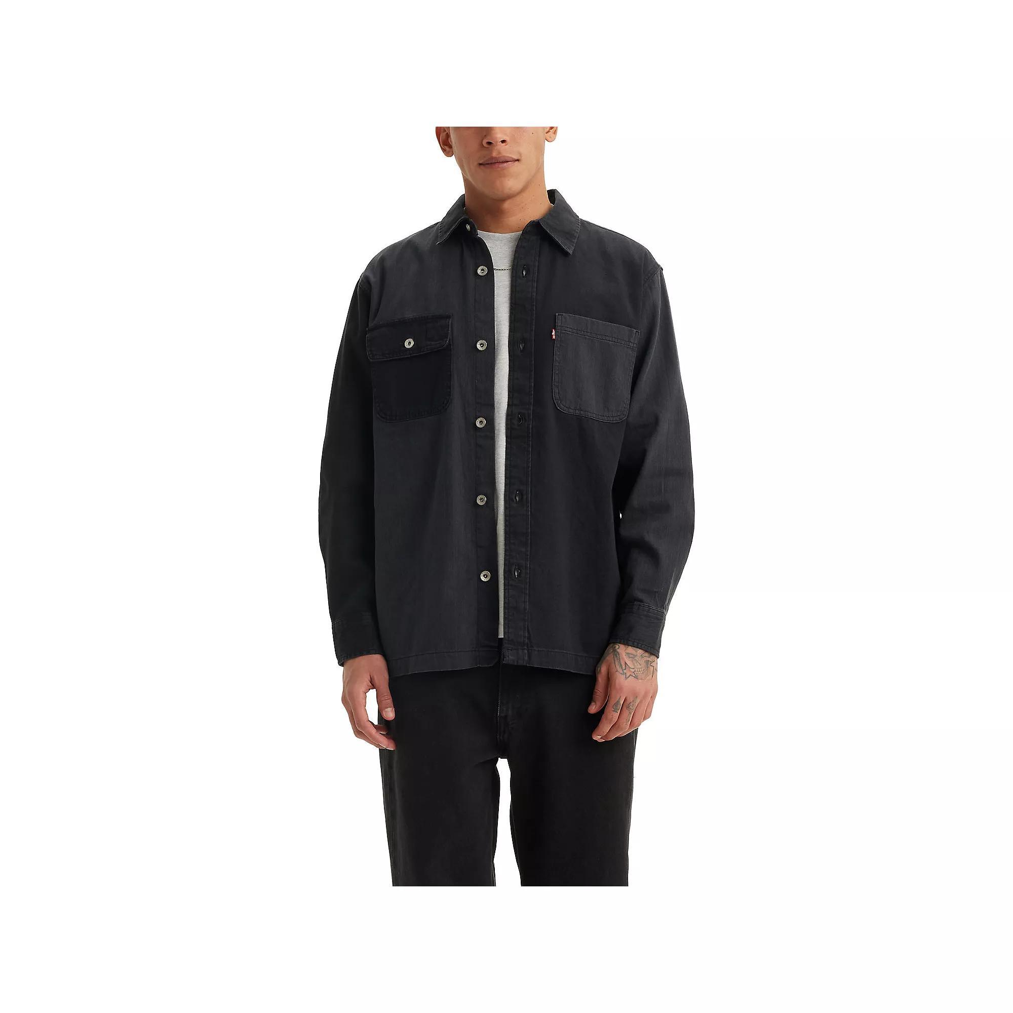 Men's Levi's® Utility Shacket, Size: XL, Black Product Image