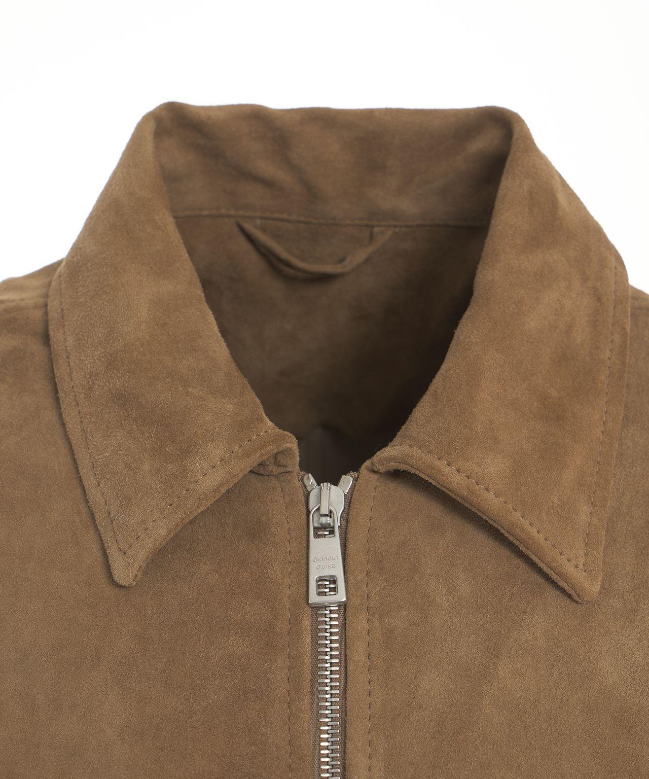 Suede leather jacket Product Image