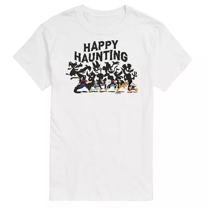 Disney's Mickey Mouse & Friends Men's Happy Haunting Graphic Tee, Size: Small, Beige Product Image