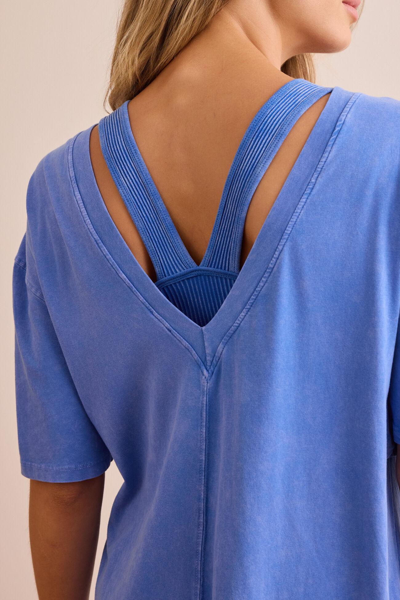 Hang Tough Washed Reversible Tee Romper Product Image