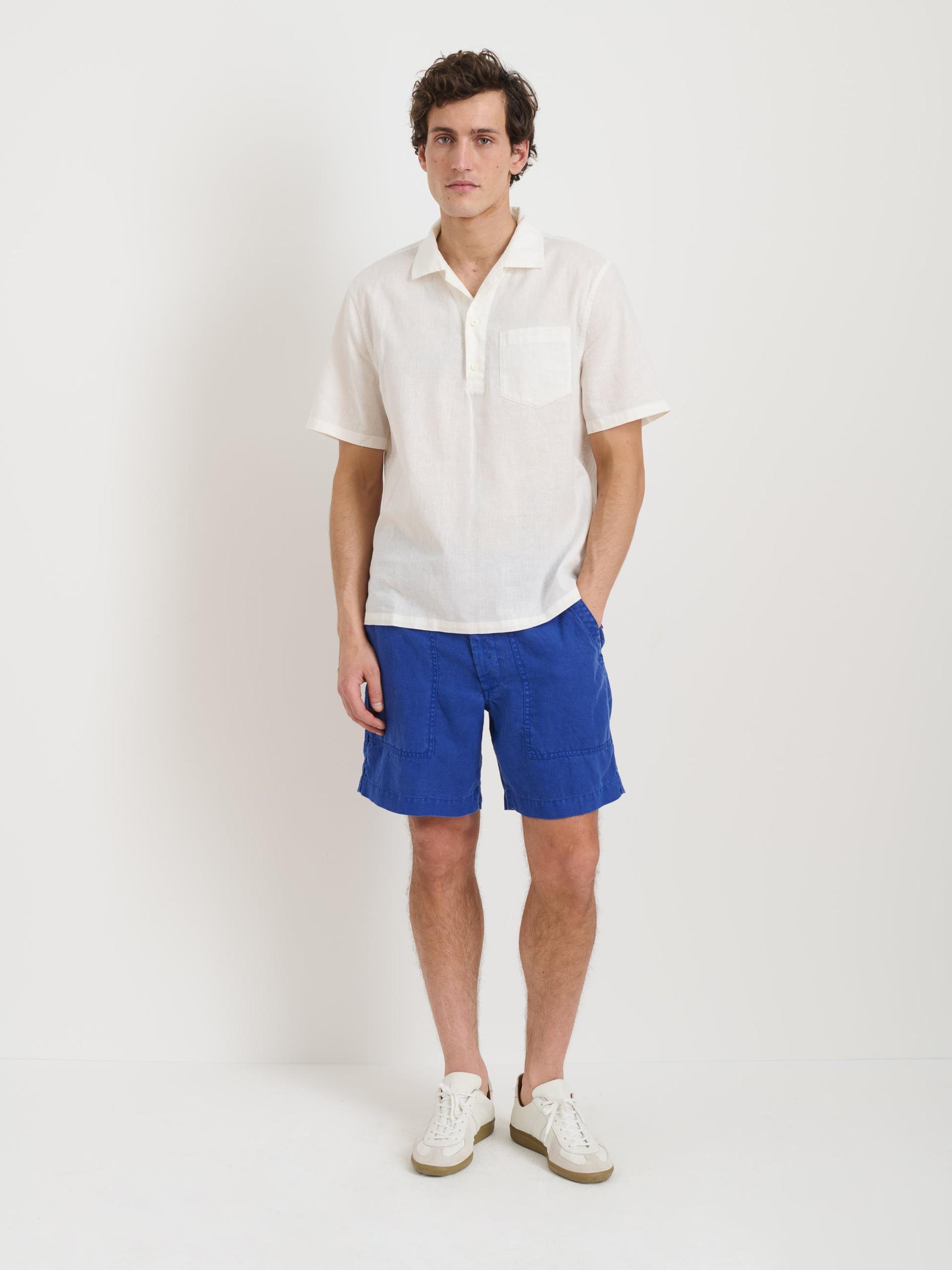 Garment Dyed Pull On Field Short In Linen Product Image