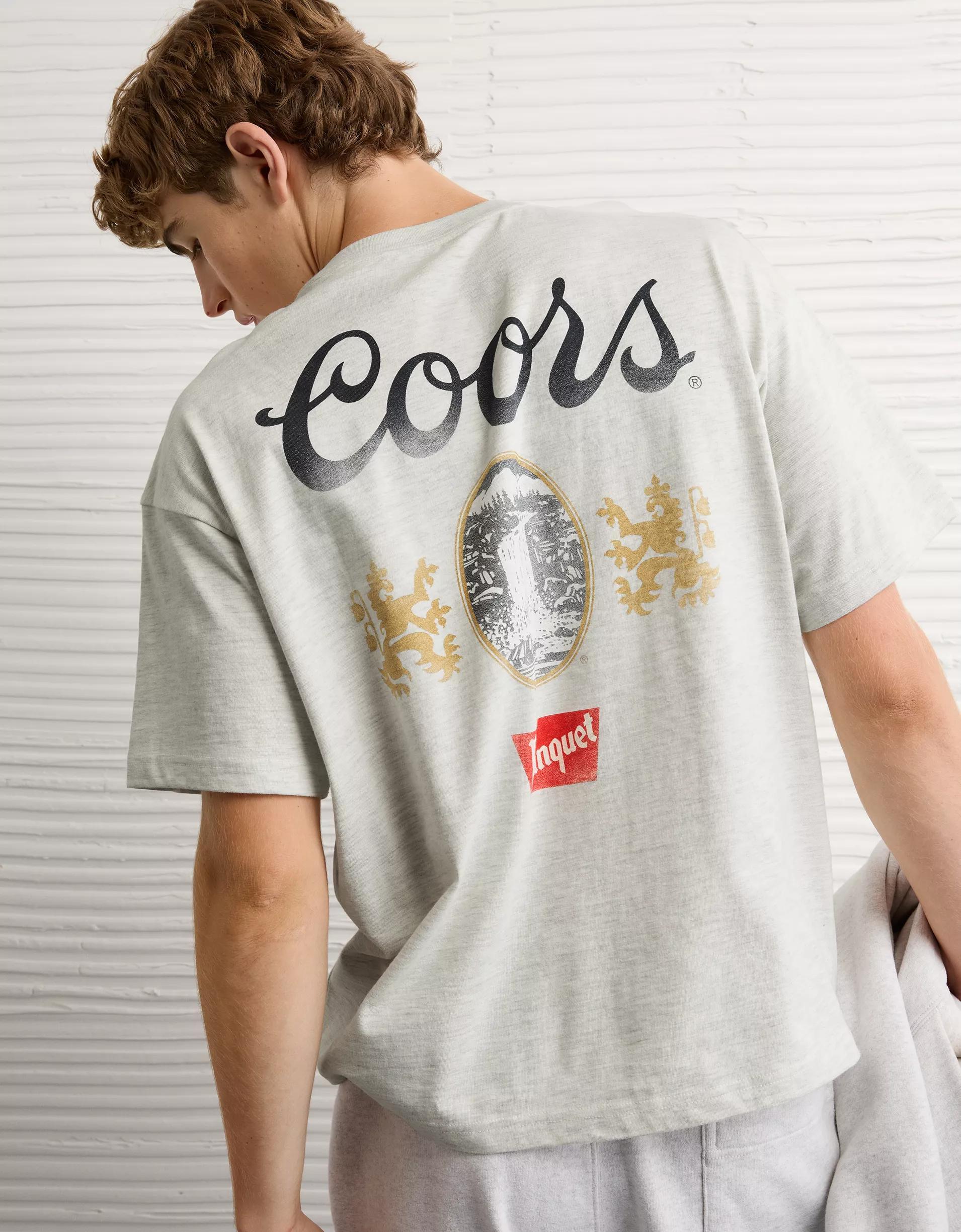 AE Boxy Coors Banquet Graphic T-Shirt Product Image