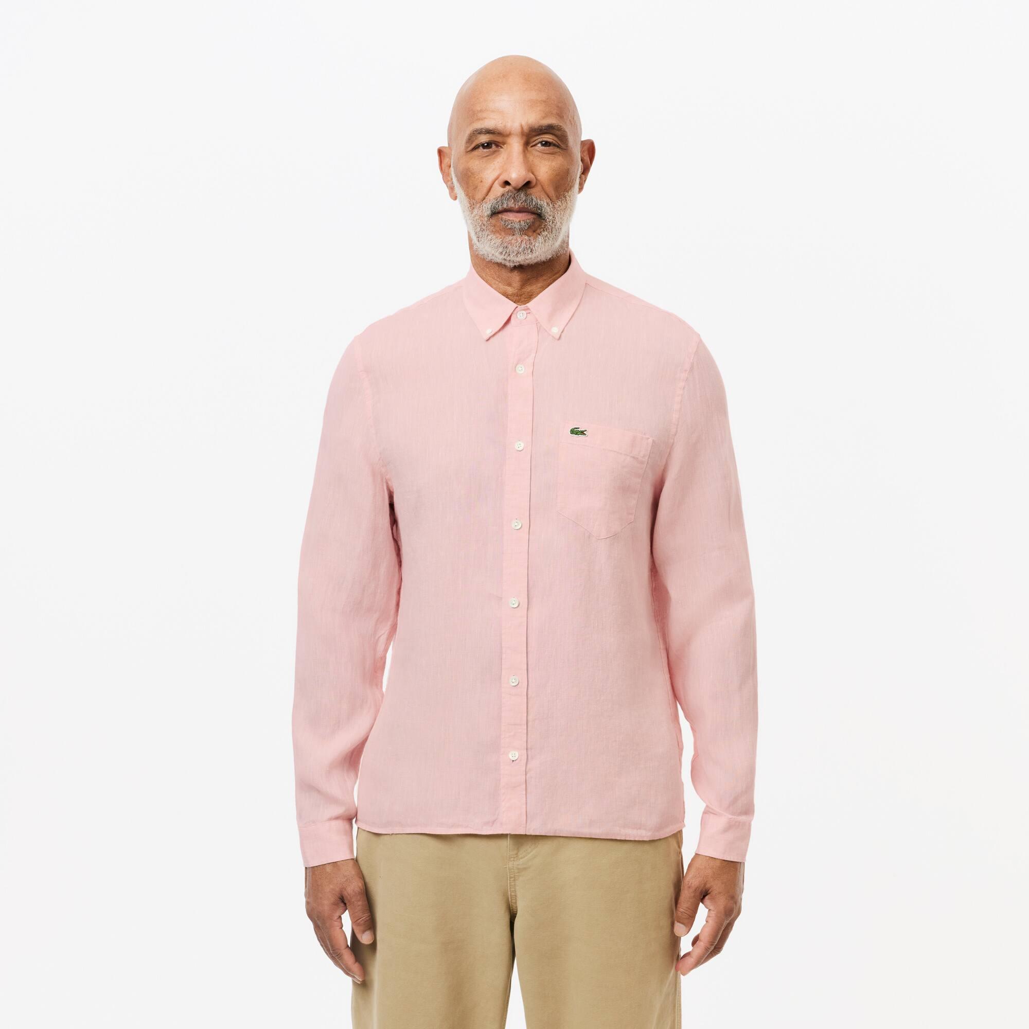 Regular Fit Linen Shirt Product Image