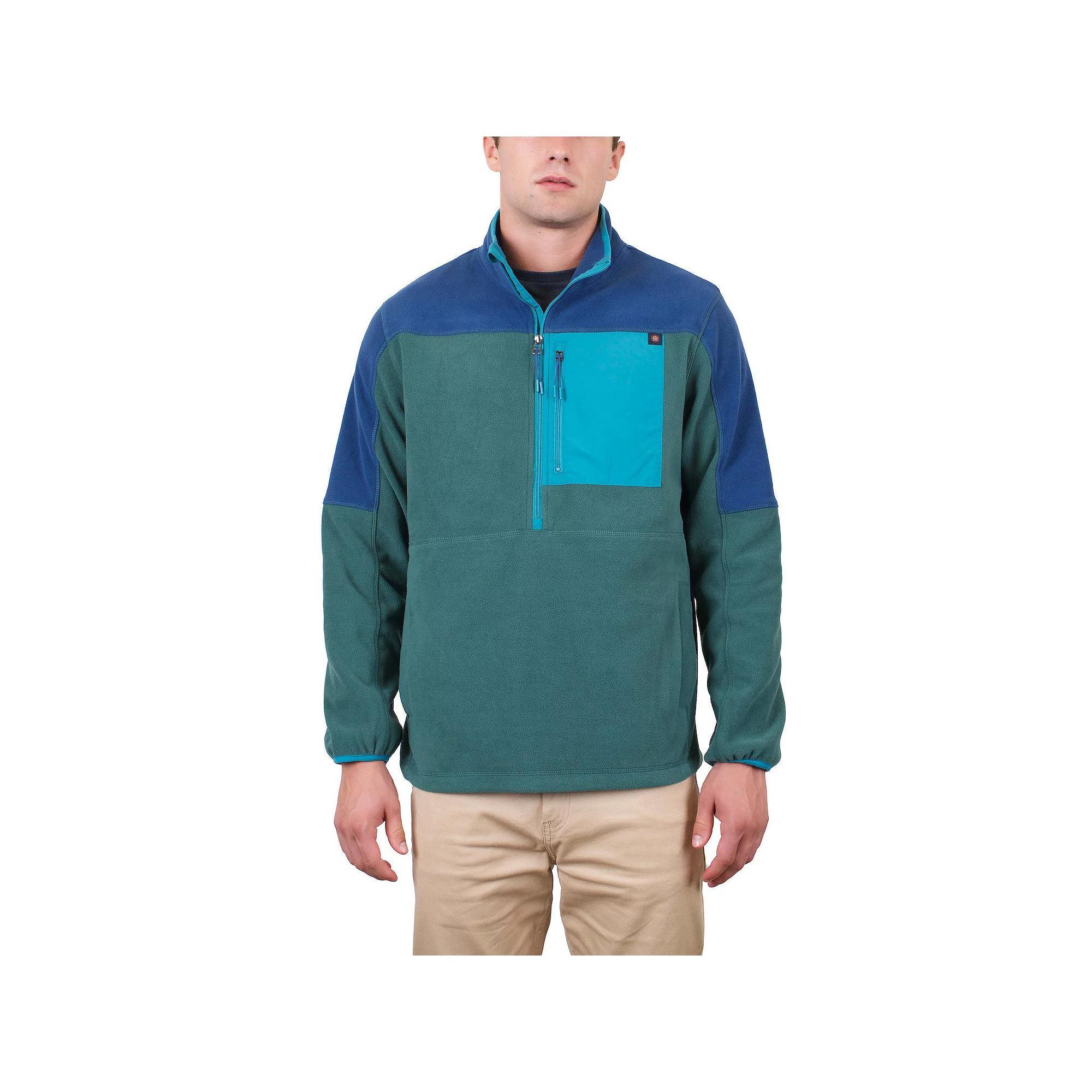 Men's Mountain and Isles 1/2-Zip Colorblock Polar Fleece Sweatshirt,  Product Image