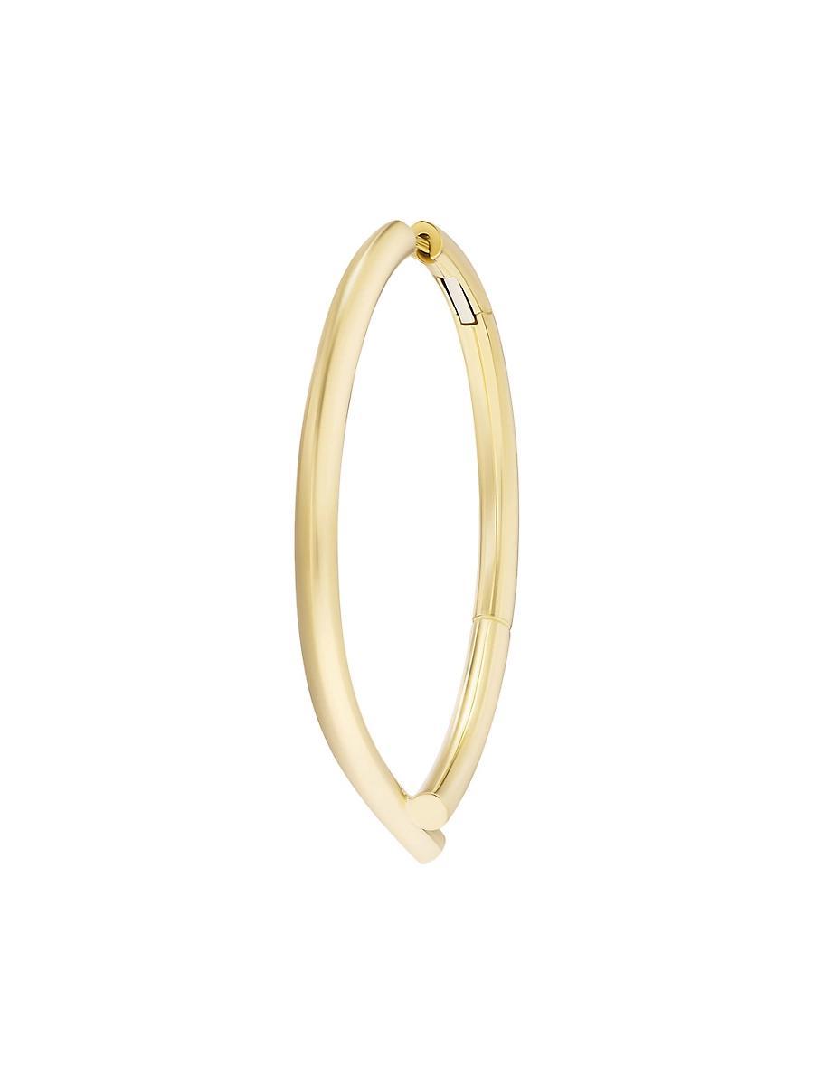 Womens Oera 18K Yellow Gold Single Hoop Earring Product Image