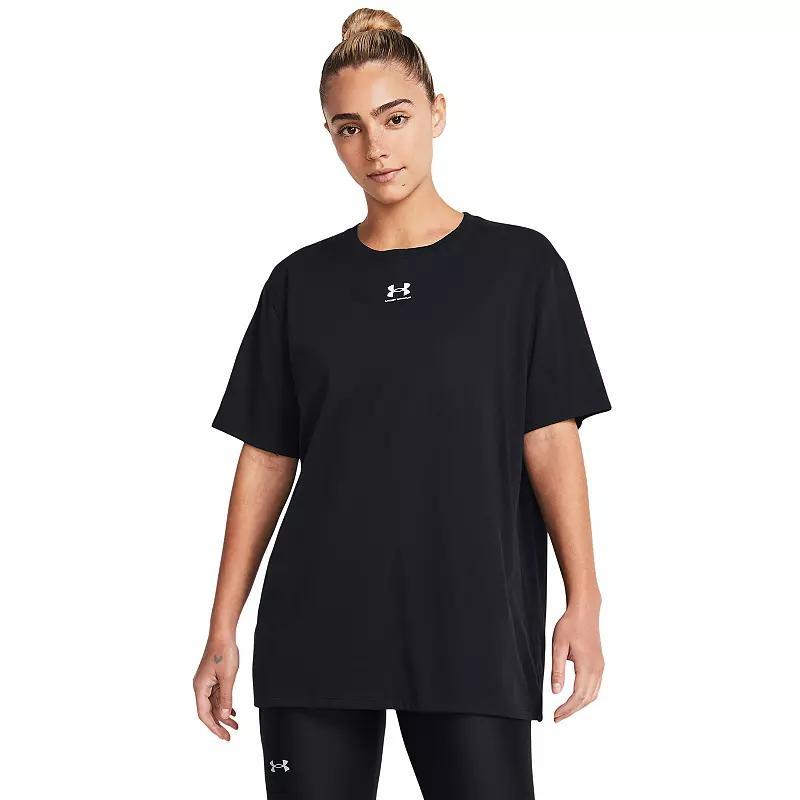 Womens Under Armour Rival OS Short Sleeve Tee Product Image