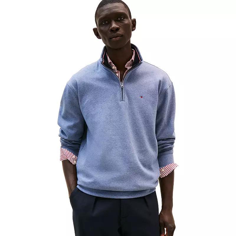 Men's Tommy Hilfiger Logo Quarter-Zip Top,  Product Image