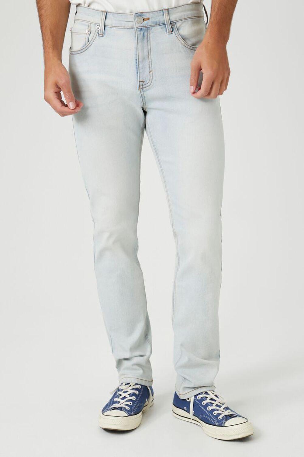 Mid-Rise Slim-Fit Jeans | Forever 21 Product Image