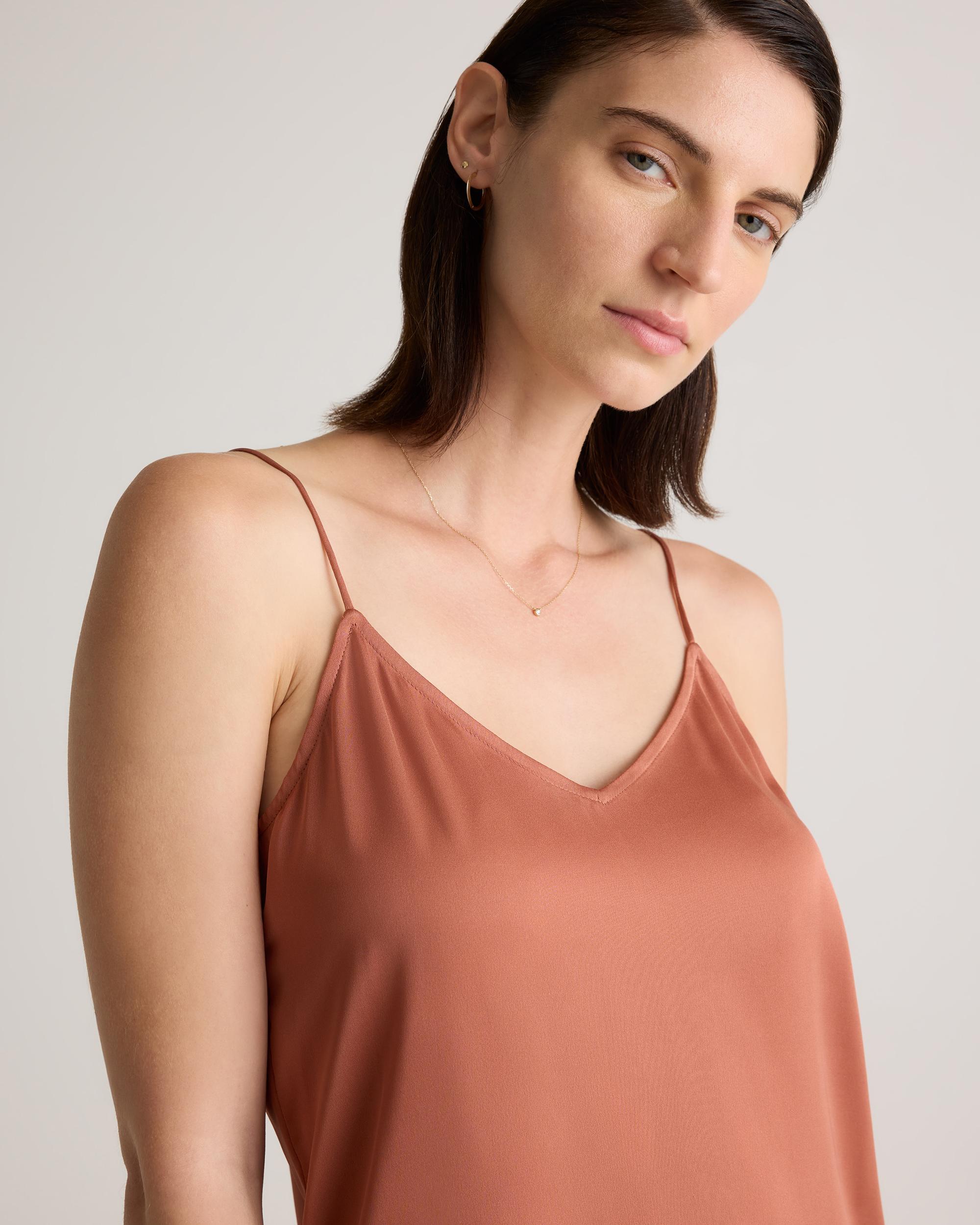 Quince | Women's Washable Stretch Silk V-Neck Cami Product Image
